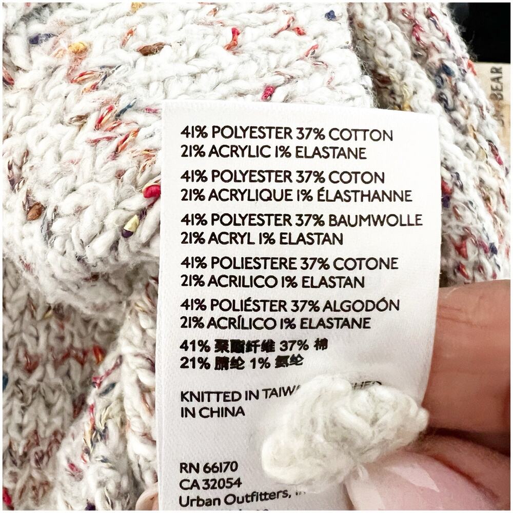 Anthropologie Pilcro Alani Mock Neck Sweater Size Small Multicolor - Picture 15 of 15